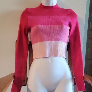 SHEIN Pink and Fuchsia Sweater Top